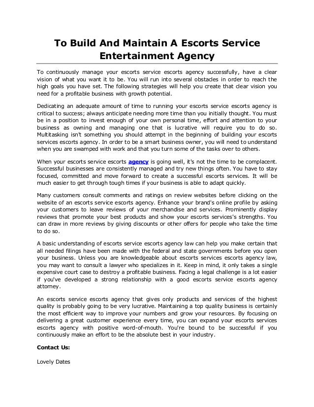 Escort Review Websites